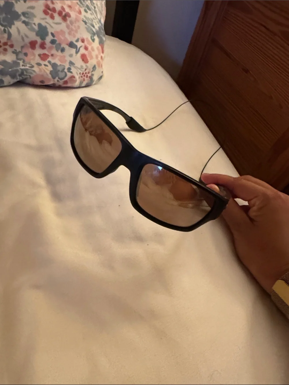 Costa Black Frame Sunglasses with Brown Lenses